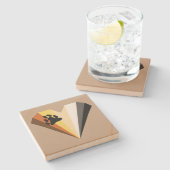 Bärenstolz Herzstone Untersetzer (Seitenansicht)