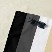 Bärenstolz, neutrale Streifen, LGBTQ-Stolz Strandtuch (Beispiel)
