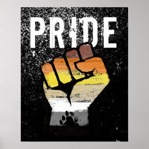 Bärenstolz-Pfotenfaust Poster