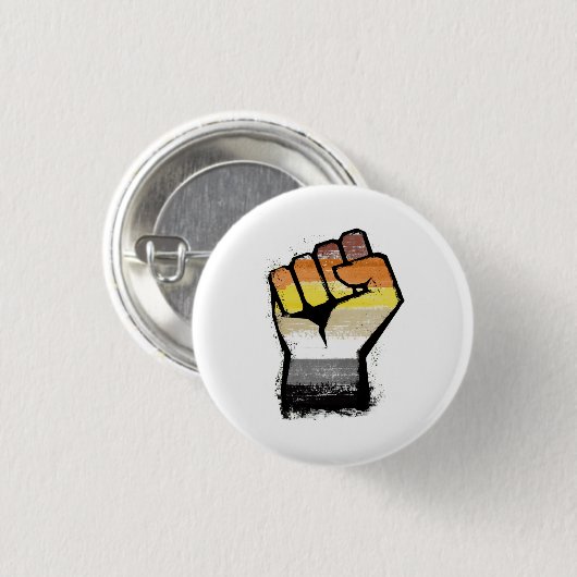 Bärenstolzfaust Button (Vorne & Hinten)