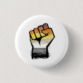 Bärenstolzfaust Button (Vorderseite)