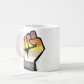 Bärenstolzfaust Kaffeetasse (Vorderseite Links)