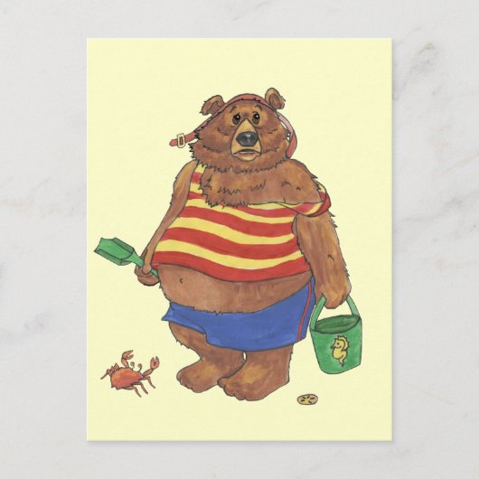 Bärenstrand Postkarte (Vorderseite)