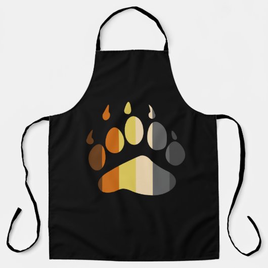 Bärenstreifen Schürze (Vorderseite)