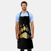 Bärenstreifen Schürze (Getragen)