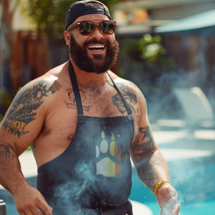 Bärenstreifen Schürze