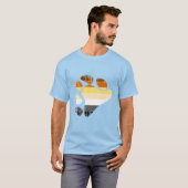 Bärensymbol erschüttert T-Shirt (Vorne ganz)