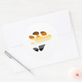 Bärensymbol Runder Aufkleber (Umschlag)