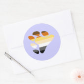 Bärensymbol Runder Aufkleber (Umschlag)