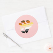 Bärensymbol Runder Aufkleber (Umschlag)