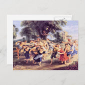 Barentanz von Paul Rubens Postkarte (Vorne/Hinten)