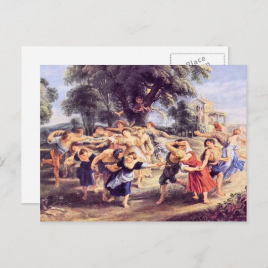 Barentanz von Paul Rubens Postkarte (Vorne/Hinten)