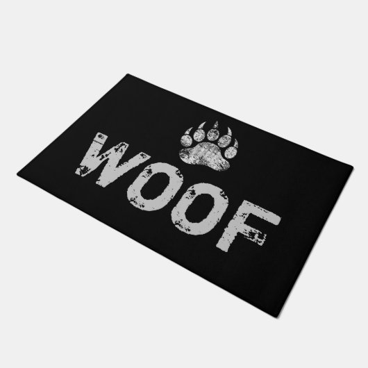 Bärentatze wuff fußmatte (Schrägansicht)