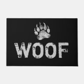Bärentatze wuff fußmatte (Vorderseite)