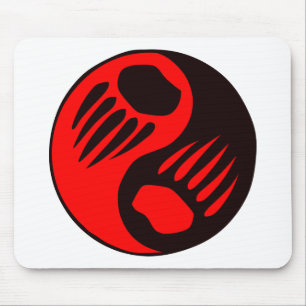 Bärentatze Yin Yang Mousepad