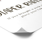 Bärentaucher-Faltplakat Poster (Ecke)