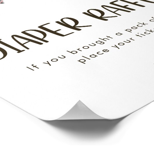 Bärentaucher-Faltplakat Poster (Ecke)