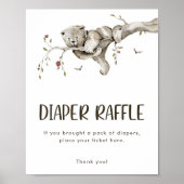 Bärentaucher-Faltplakat Poster (Vorne)