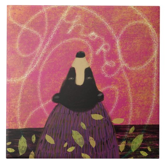 Bärenteile/Trivet (6"-Keramik) Fliese (Vorderseite)