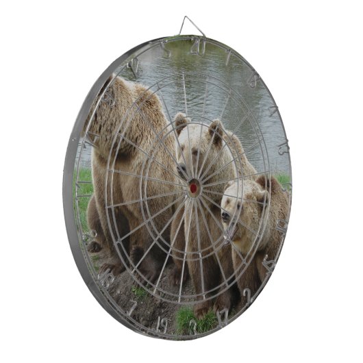 Bärentierspezialisten personalisieren dartscheibe (Vorderseite Links)