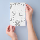 Bärentierspezialisten personalisieren flyer (Handgriff)