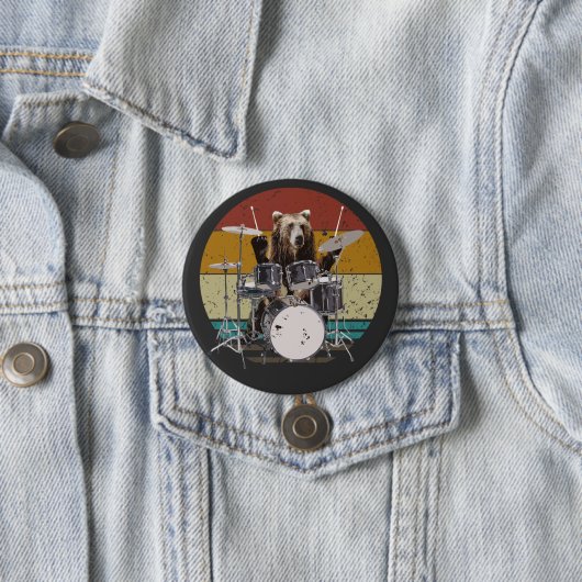 Bärentrummer Runde Button (Beispiel)