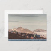 Barentsburg-Svalbard-Karte (Vorne/Hinten)