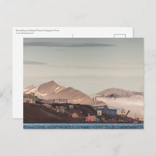 Barentsburg Svalbard Postkarte (Vorne/Hinten)