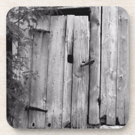 Barenttür in Schwarz und Weiß Getränkeuntersetzer