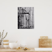 Barenttür mit Baum Poster (Küche)