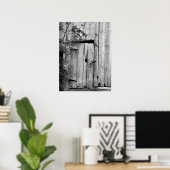 Barenttür mit Baum Poster (Heimbüro)
