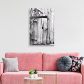 Barenttür mit Baumkanvas Print Leinwanddruck (Insitu (Wohnzimmer))