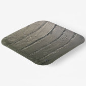 Barenttür Rustikales modernes Bauernhaus Schwarzer Pappteller (Gewinkelt)