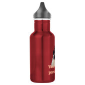 Bärenumarmung Liebe (Anpassbar) Edelstahlflasche (Links)