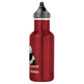 Bärenumarmung Liebe (Anpassbar) Edelstahlflasche (Rechts)