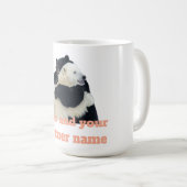 Bärenumarmung Liebe (Anpassbar) Kaffeetasse (VorderseiteRechts)