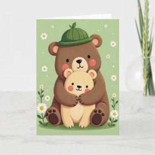 Bärenumarmung Süße Liebe Karte