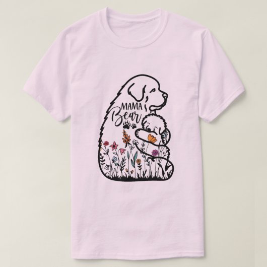 Bärenumarmung T-Shirt (Design vorne)