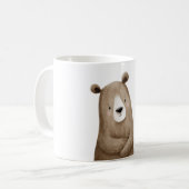 Bärenumarmung Tier Kaffeetasse (Vorderseite Links)