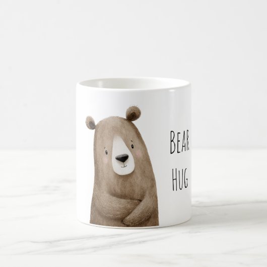 Bärenumarmung Tier Kaffeetasse (Mittel)
