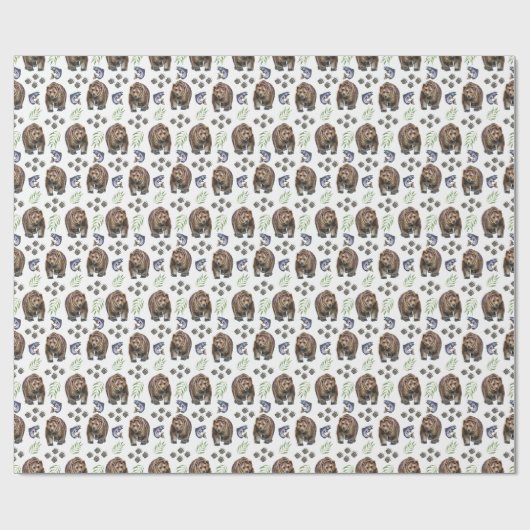 Bärenumhüllungspapier Geschenkpapier (Flach)