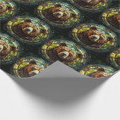 Bärenumhüllungspapier Geschenkpapier (Ecke)