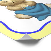 Bärenummern in Deutsch, Spanisch und Französisch Poster (Ecke)