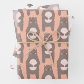 Bärenverpackungsblätter für Camping Geschenkpapier Set (Beispiel)