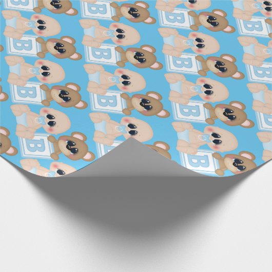 Bärenverpackungspapier für Kleinkinder Geschenkpapier (Ecke)