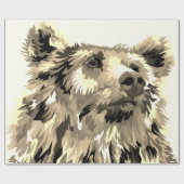 Bärenverpackungspapier Geschenkpapier (Flach)