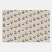 Bärenverpackungspapier-Set Geschenkpapier Set (Vorderseite 3)