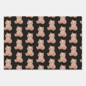 Bärenverpackungspapierblätter - Teddy Geschenkpapier Set (Vorderseite 3)