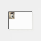 Bärenvogel im Fenster Post-it Klebezettel (Vorderseite)