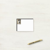 Bärenvogel im Fenster Post-it Klebezettel (Auf Schreibtisch)